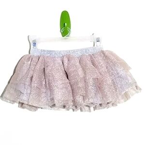NWT Cat & Jack Tutu Lined Skirt Shimmer 6-9m